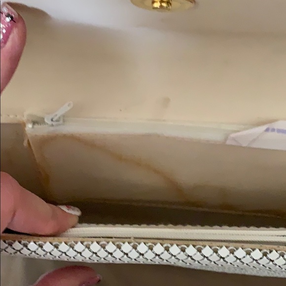 Vintage White & Gold Evening Bag - Picture 6 of 7